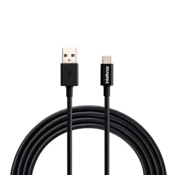 Cabo USB para USB-C Nylon Preto 1,2m EUAC12PP Intelbras