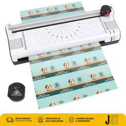 Plastificadora Laminadora A4 Refiladora 6x1 JST PL-230E 127V Quente Frio