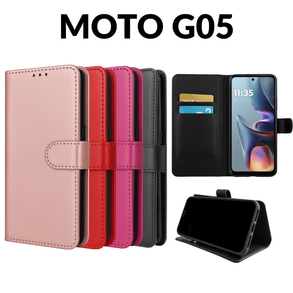Capa Capinha Carteira Para Motorola Moto G05