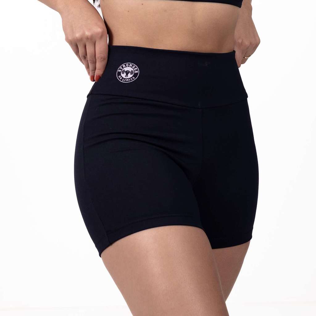 Academia Short Leggings Esportivas Femininas de Cintura Alta com Secagem Rápida Modeladora