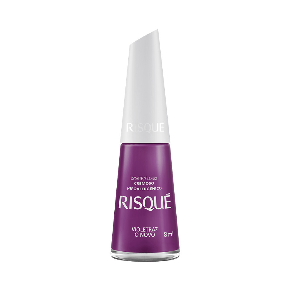 Esmalte Risqué Coloridos Violetraz o Novo