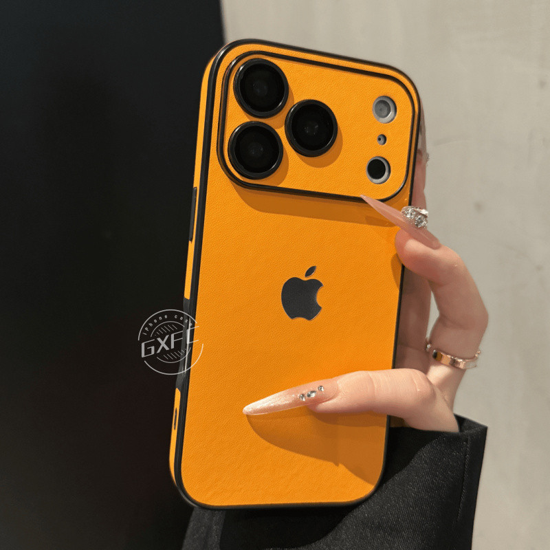 Capa De Couro Luxo Elegante Para iPhone 17 16 15 14 13 12 11 Pro Max Traseira De Telefone Resistente A Choques em Oferta na Shopee