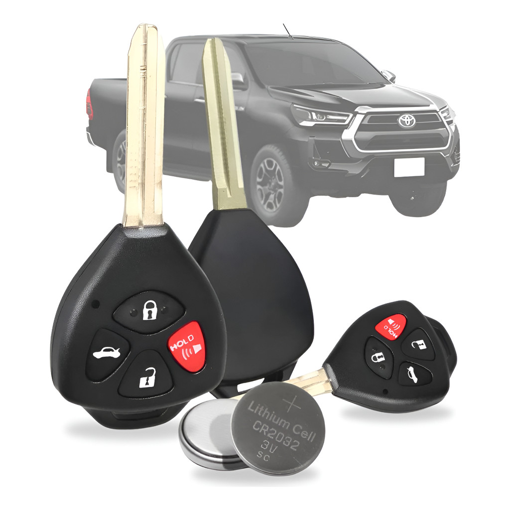 Chave Oca Toyota Hilux Sw4 Corolla Com Bateria