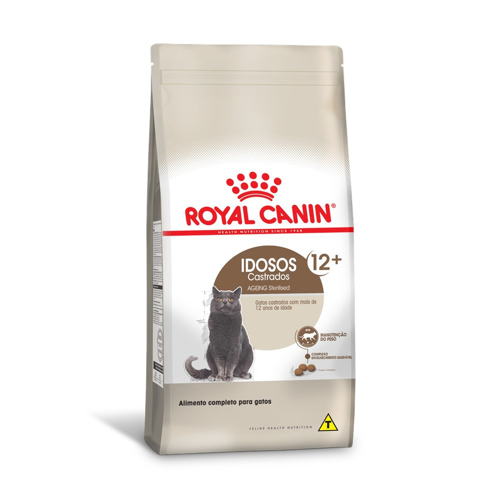 Ração Seca para Gatos Adultos Castrados Acima de 12 Anos 400G Royal Canin em Oferta na Shopee