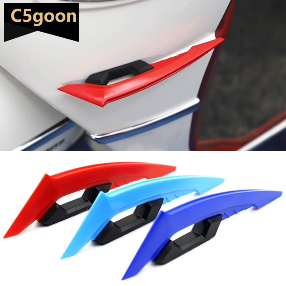 C5GOON 2 Peças Winglets De Motocicleta Spoiler Lateral Dianteiro Conjunto De Asa Aerodinâmica De Vento Fixa Com Adesivo 