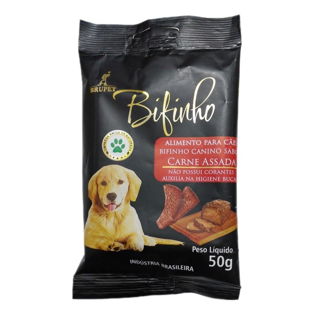 Bifinho De Carne Brupet 50G Para Cães