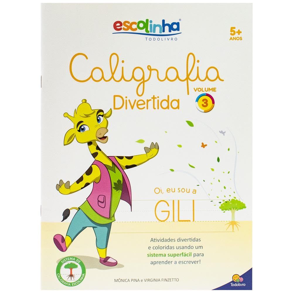 Escolinha | Caligrafia Divertida | Volume 3 | Capa Brochura