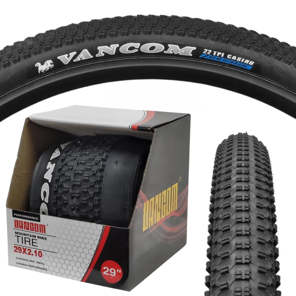 Pneu Mtb 29x2.10 Kevlar Vancom S/arame Aro 29 Cor Preto em Oferta na Shopee