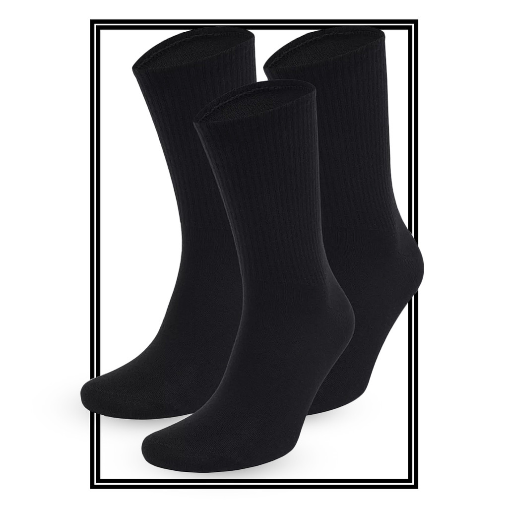 Kit 12 Pares Meias Cano Longo Algodão Masculino Feminina em Oferta na Shopee