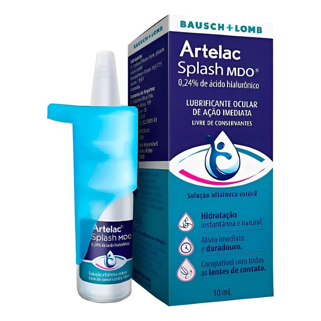 Colírio Artelac Splash Mdo 10ml Lubrificante Lente Contato em Oferta na Shopee
