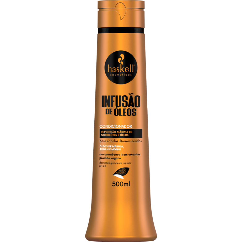 Condicionador Infusão De Óleos 500ml Haskell em Oferta na Shopee