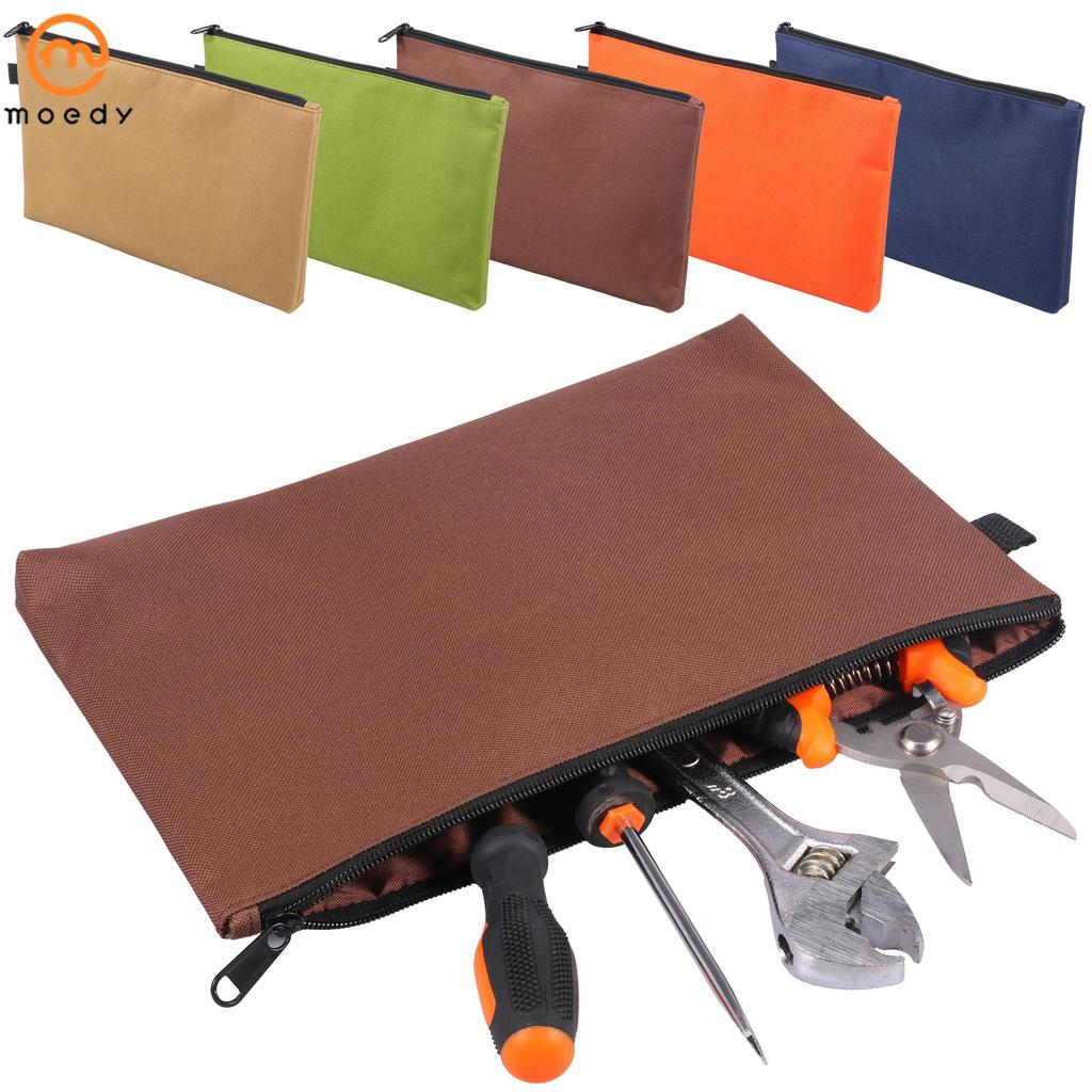 Bolsa De Armazenamento Pequena De Utilidades Com Zíper E Fundo Plano (5 Pacotes Grandes De 12 Polegadas) SHOPSKC2512
