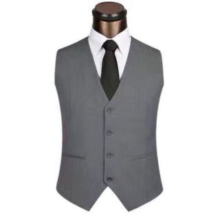 Homens terno colete versão coreana fino-ajuste terno colete primavera outono fino Casual estilo britânico casamento pequ