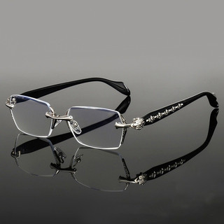 Óculos Anti-Luz Azul HD para Homens - Lentes Transparentes Retrô, Design de Armação Completa, Unissex, Modelo Fashion TJ