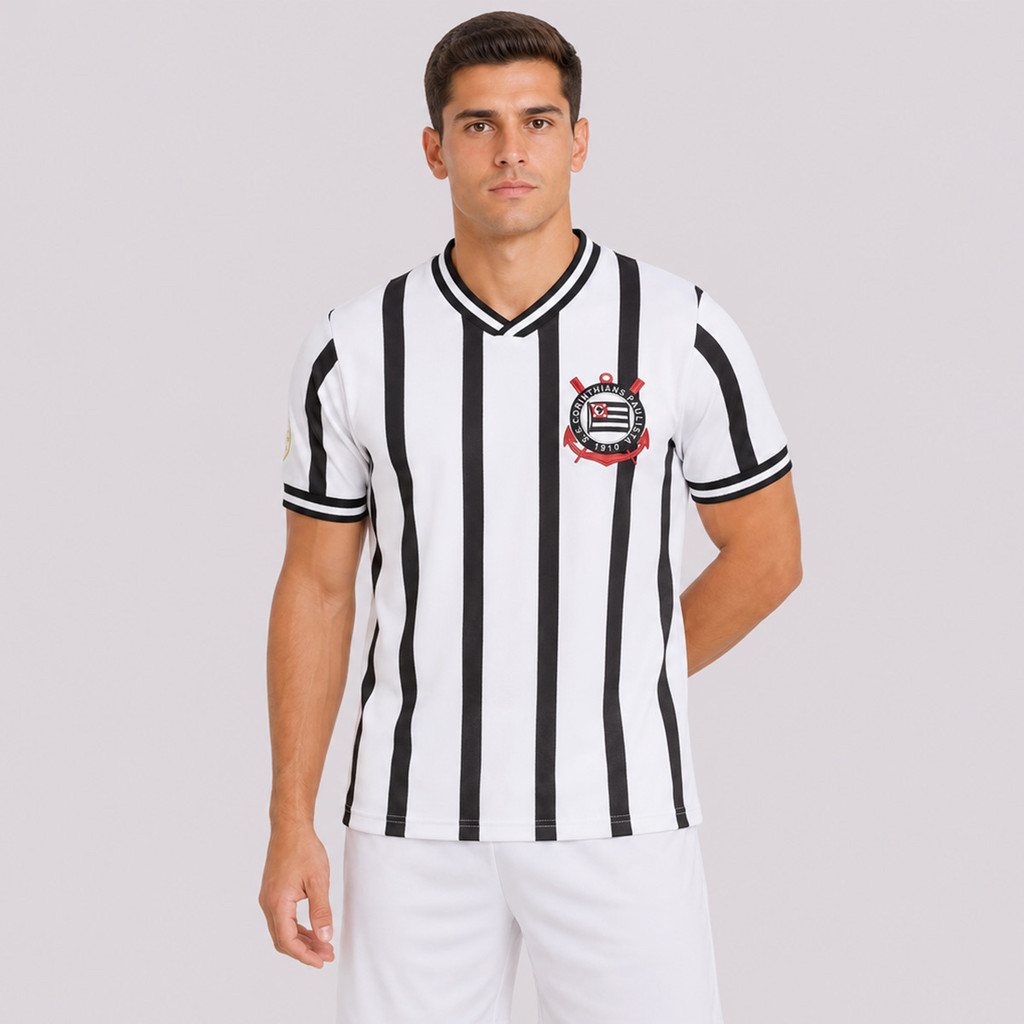 Camisa Corinthians Retrô 1971 Branca