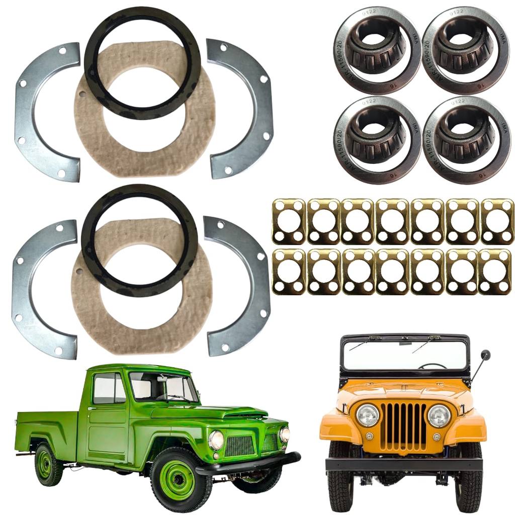 Kit Reparo Do Munhão 4x4 Jeep / Rural / F 75 Ford Willys