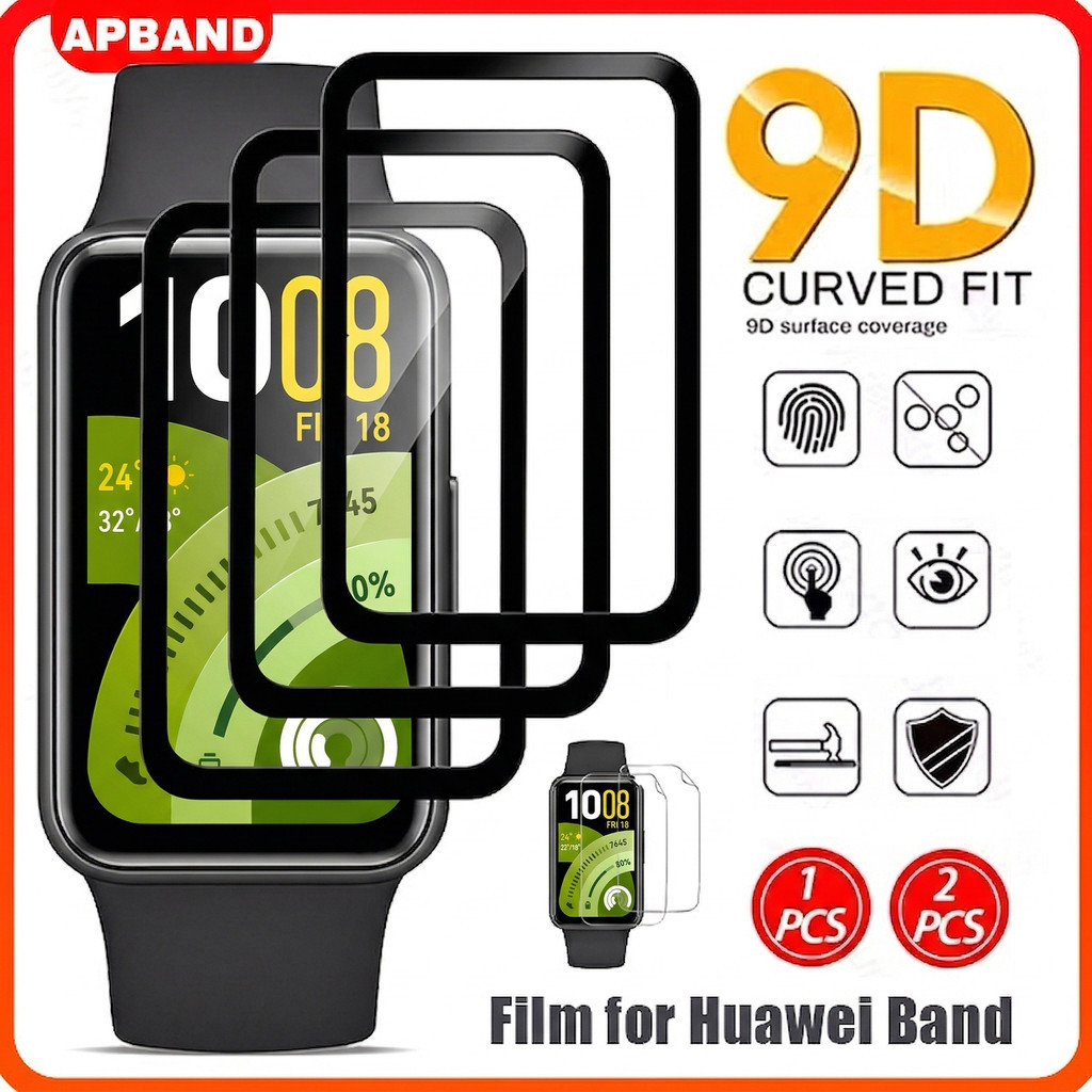 Película Com Vidro De Macio for Relógio Smartwatch Huawei Band 11 11 Pro/Huawei Band 10 9 8 7 NFC Acessórios