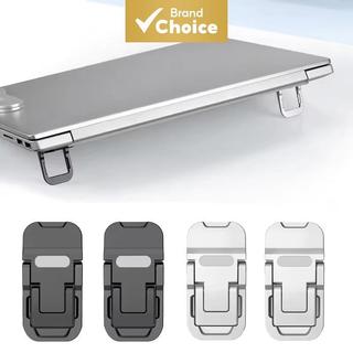 Suporte Dobrável Mini para Notebook Deli, 2 Unidades, Portátil, com 2 Ângulos Ajustáveis, Teclado Elevado, Suporte