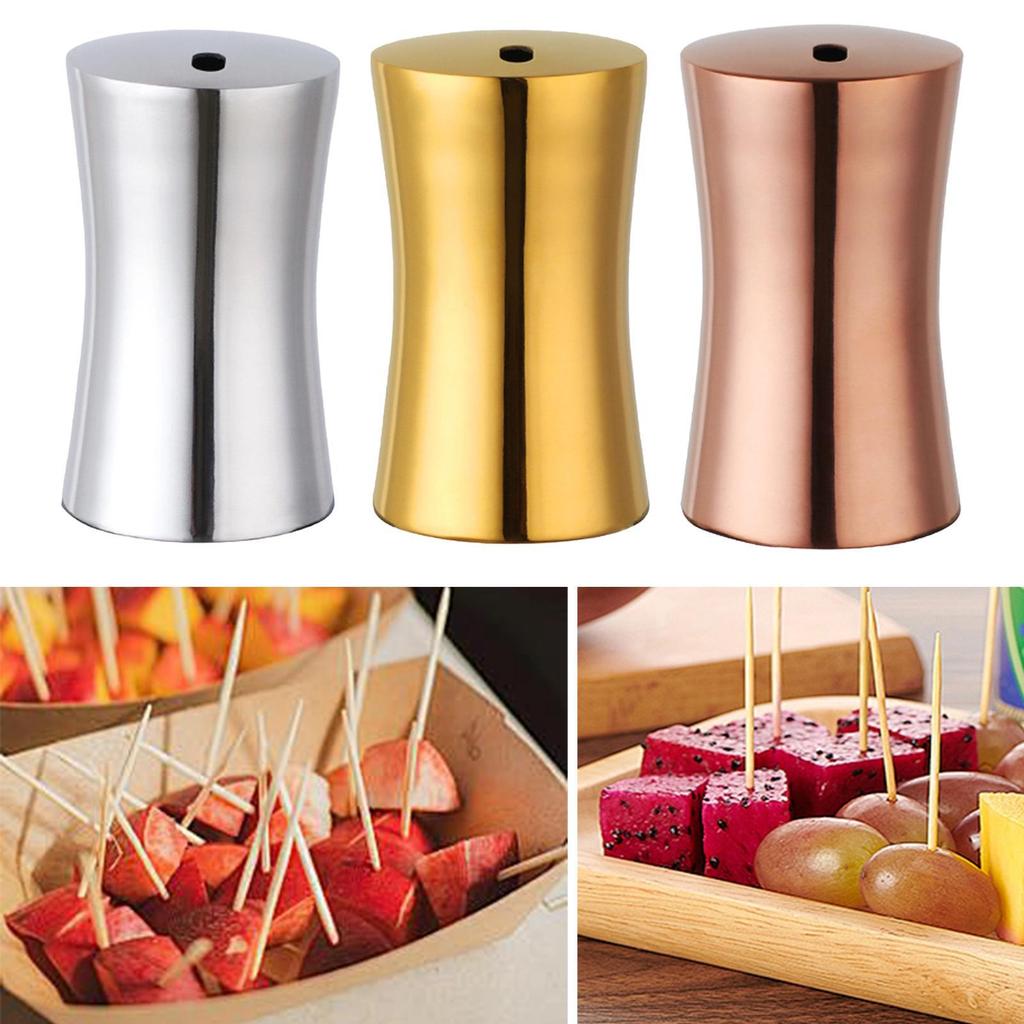 [mcpdwt] Dispensador De Palito , Recipiente De Grande Capacidade , Decoração De Comida E Bebida , Porta Metal