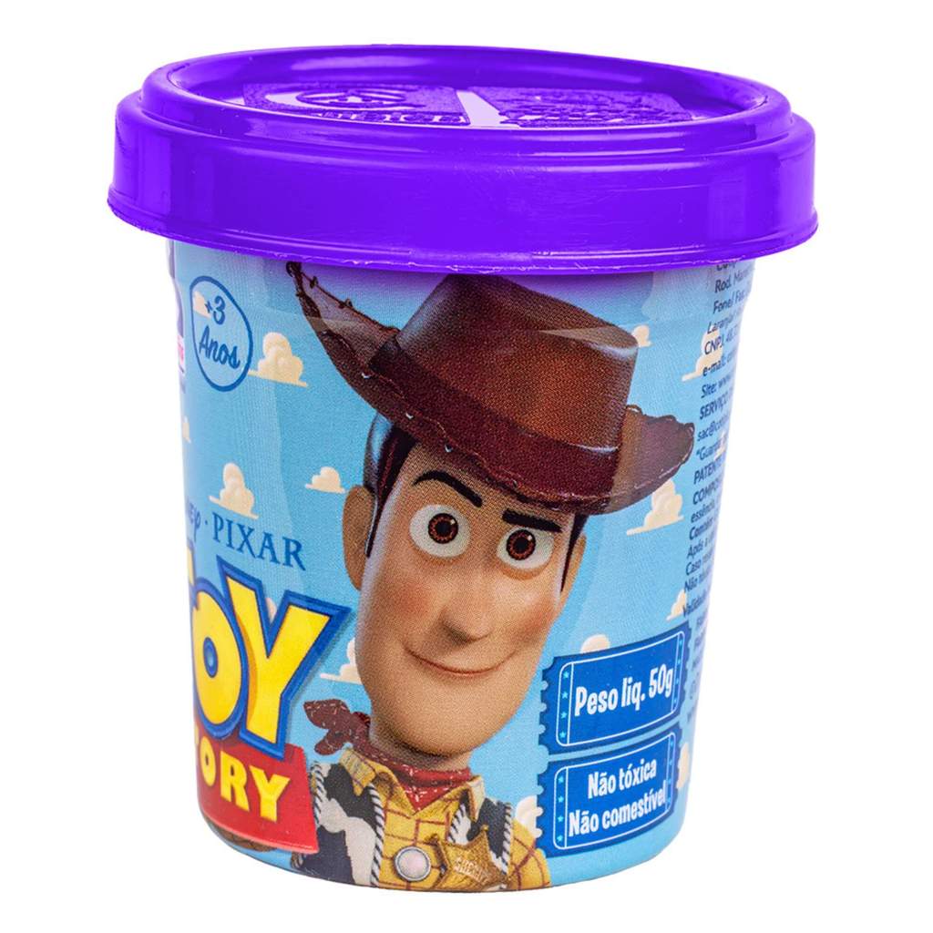 Kit de Massinhas Toy Story 5 Potes 50g Criativo - Cotiplás 2936 — imagem 2 de 2