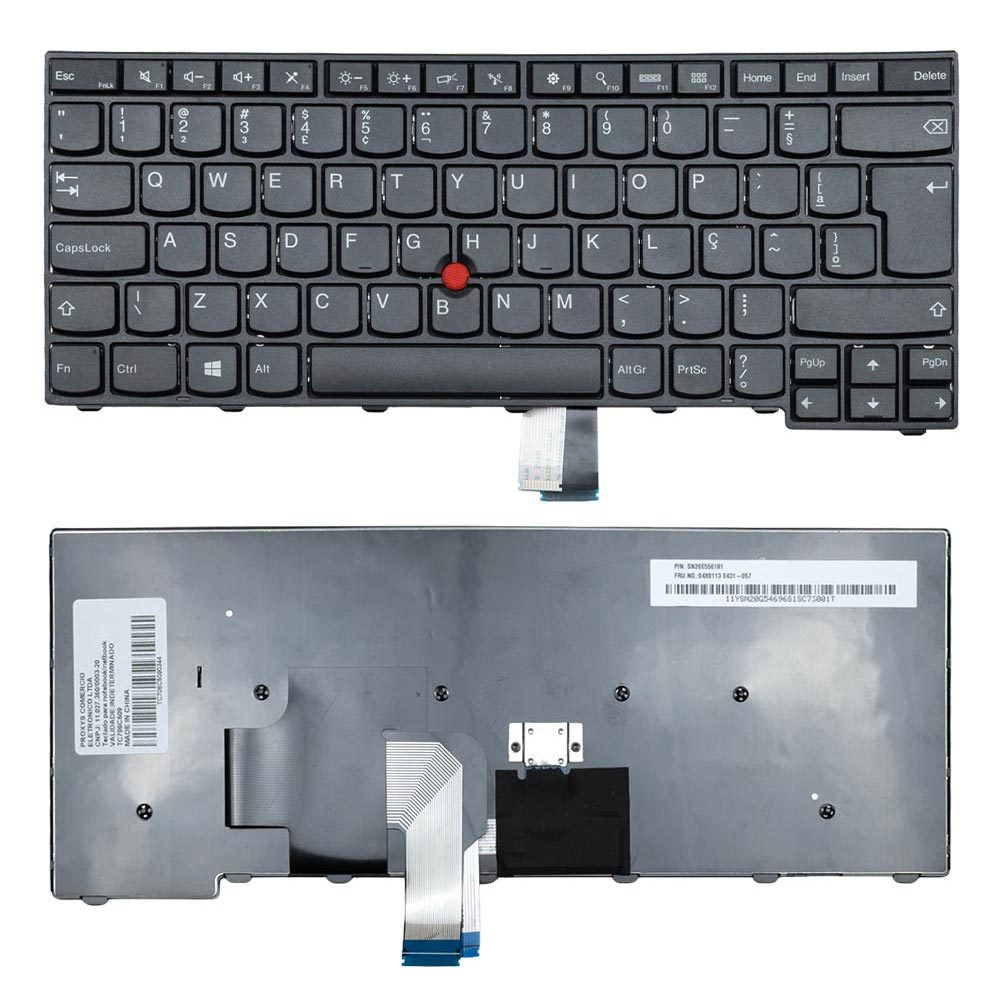 Teclado para Notebook Lenovo Thinkpad T440P | Preto ABNT2