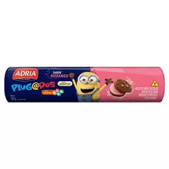 Biscoito Adria Plugados Morango Recheado 120g