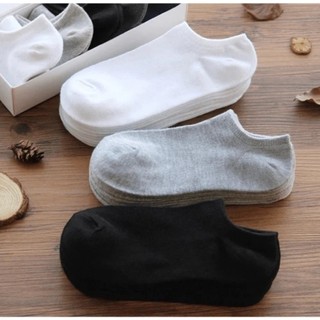 Kit 3/6/12/18/24 Pares de Meias Soquete Cano Curto Masculina Feminina Unissex varejo ANJIN