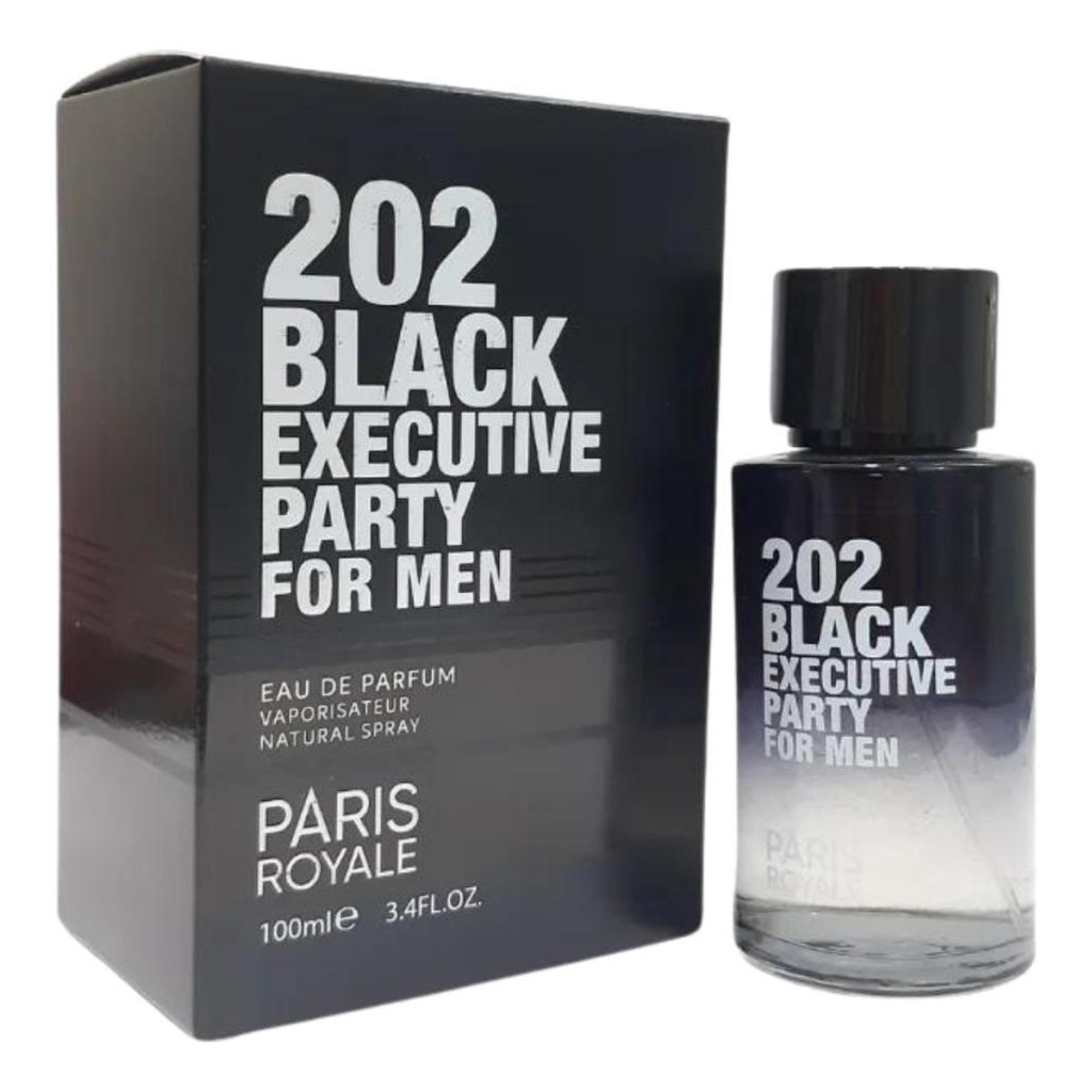 Perfume Árabe Masculino 202 Black Alta Fixação E Projeção Original, Nota Fiscal E Lacre Paris Royale 100ml