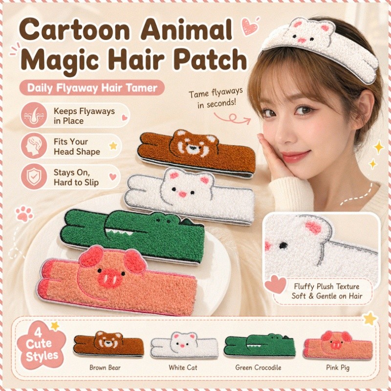 【Prático e Conveniente】Miếng Dán Tóc Cắt Tỉa Hình Thú / Chống Nước / Dành Cho Trẻ Em / Người Lớn / Dễ Dàng Sử Dụng / Cố