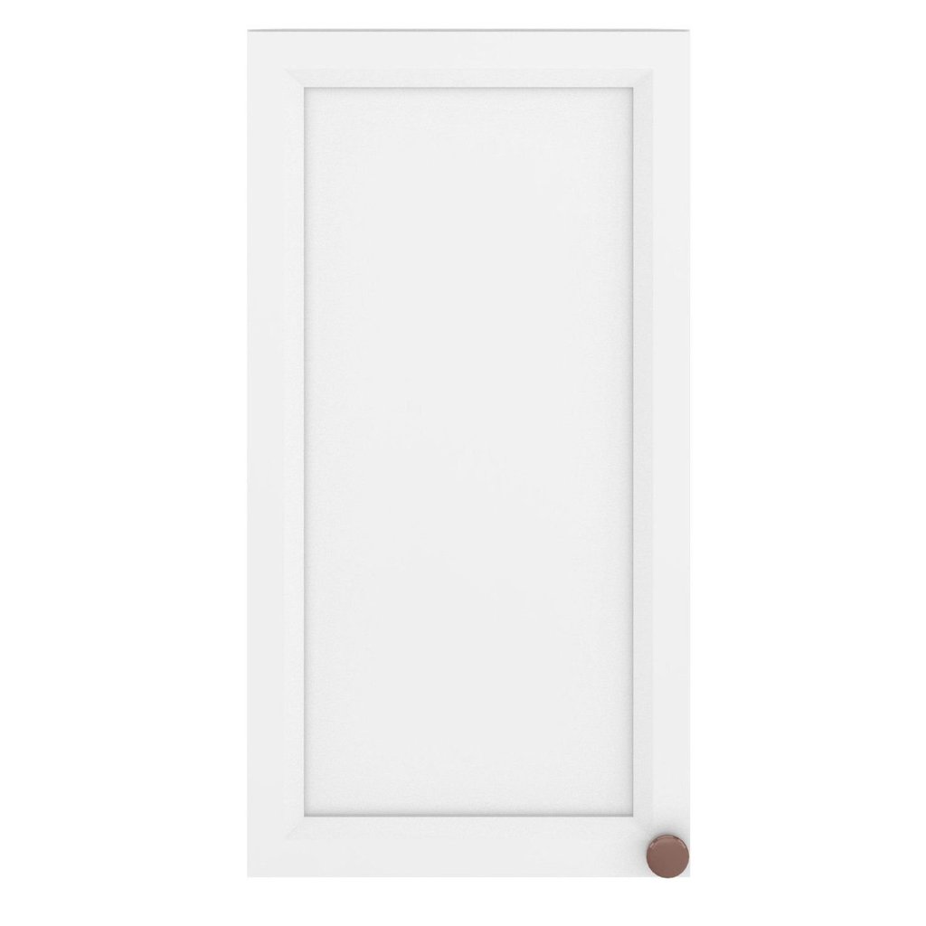 Armário Aéreo de Cozinha 41cm 1 Porta Unna Yescasa Branco Branco