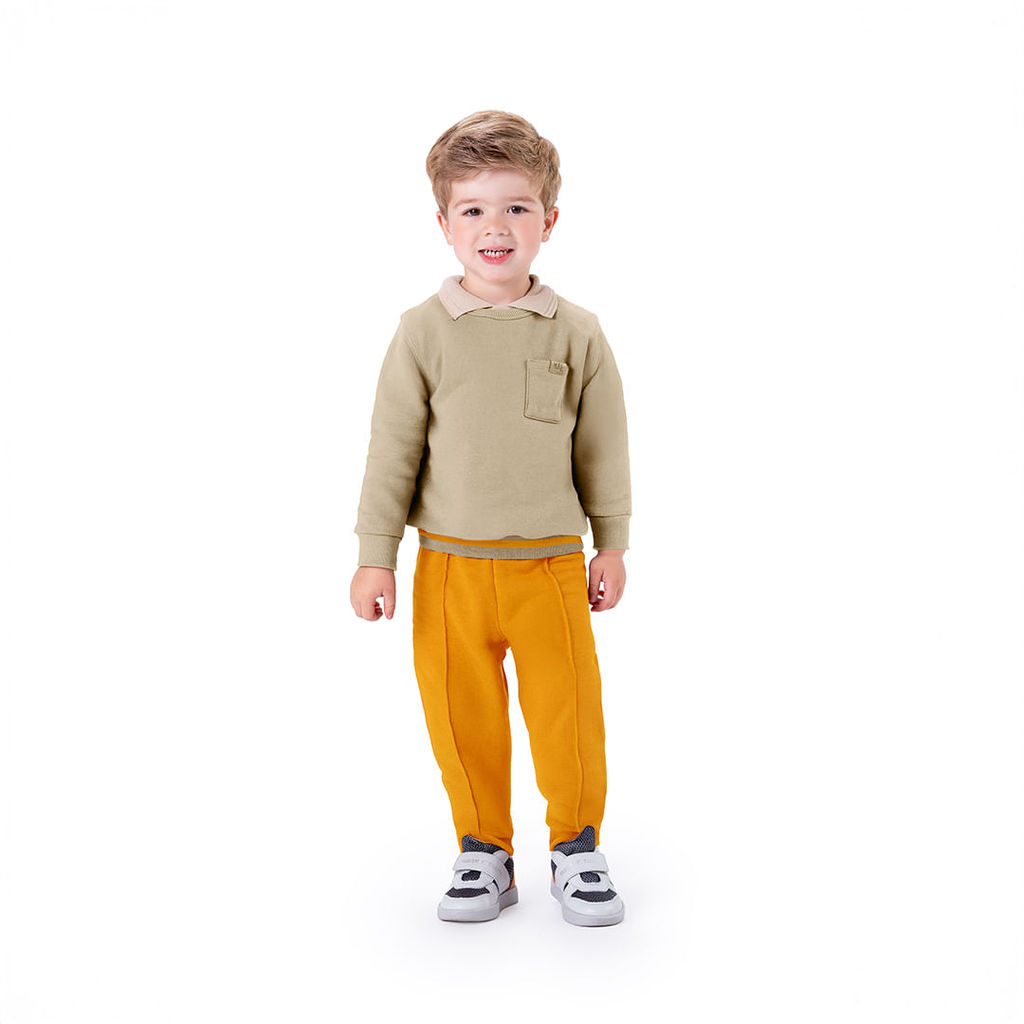 Conjunto Longo Moletom Infantil Menino Marisol