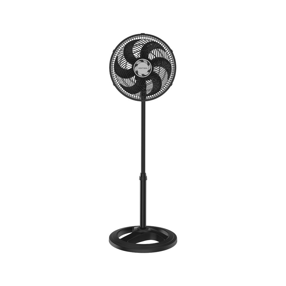 Ventilador de Coluna Ventisol 30cm Turbo 6 Pás Preto VOC30 - 220 Volts
