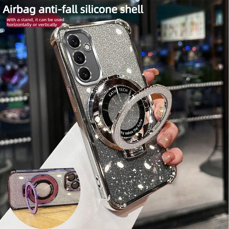 Para Samsung A07 A17 A37 A57 A06 A16 A26 A36 A56 A05 A05S A15 A25 A35 A55 A14 A24 A34 A54 A53 A73 A23 A32 Luxo Chapeamen