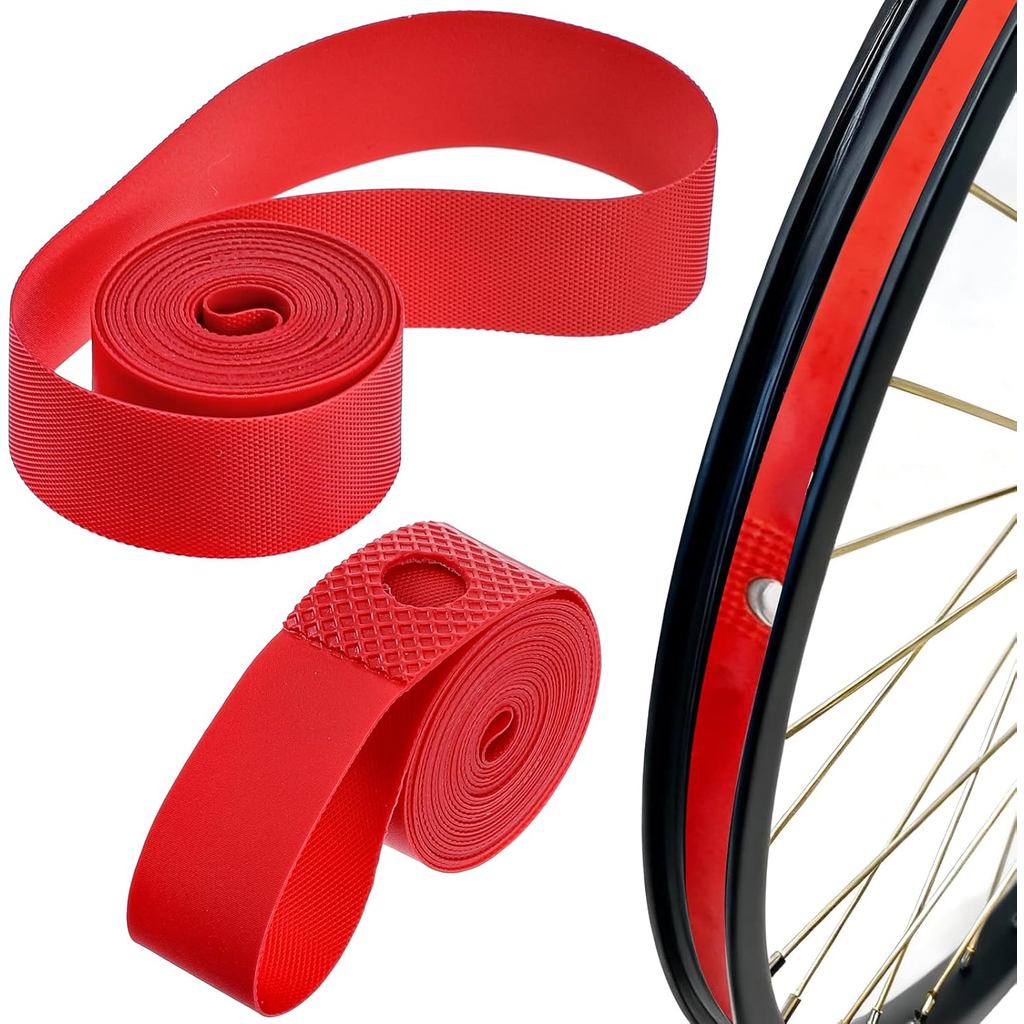 2 Peças de Fita para Aro de Bicicleta 29” - Fita Protetora para Aro de Bicicleta, Forros de Pneus de Bicicleta em PVC, A
