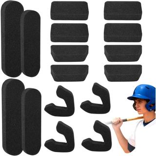 Conjunto de 2 Almofadas para Capacete Compatível com Capacetes de Beisebol Easton, Almofadas de Espuma Macia e Espessa d