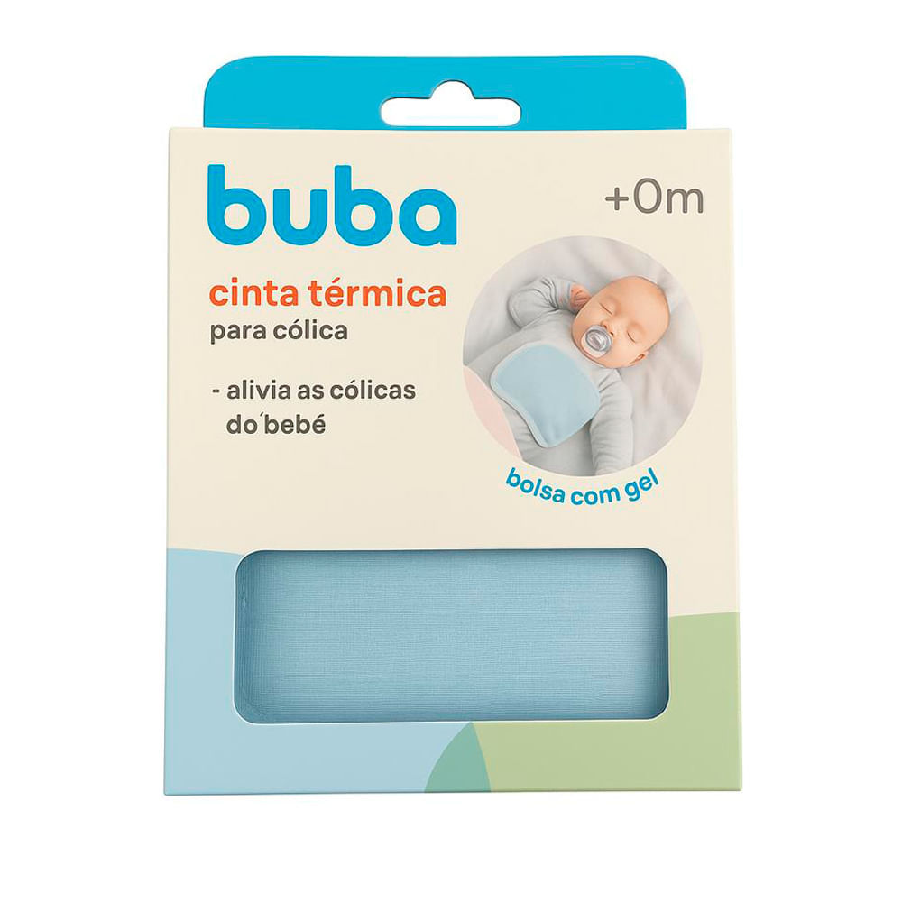 Cinta Térmica para Cólica Buba 0+ Meses Azul 1 Unidade