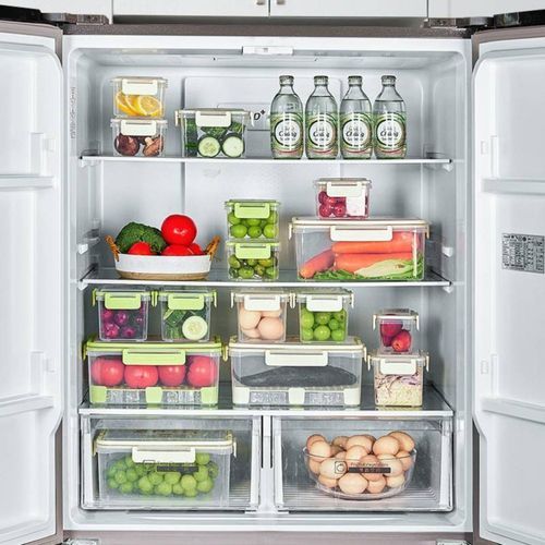Conjunto Potes Plastico Com Tampa Cesto Organizacao Armazenamento Alimentos Pratico Duravel