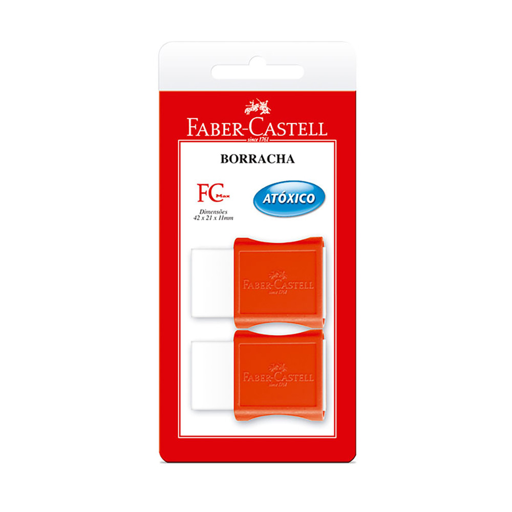 Borracha TK-Plast FC Max SM/107024/582202 com 2 unidades Faber-Castell