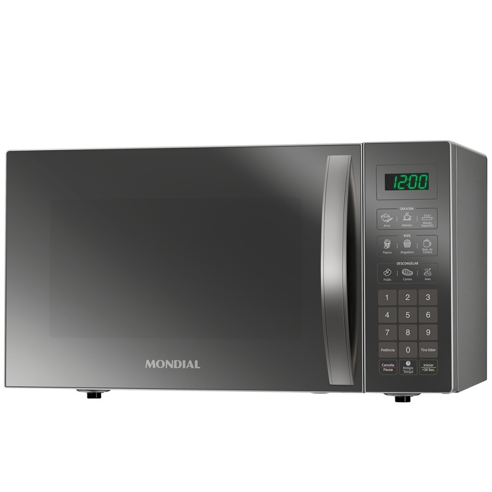 MICRO-ONDAS 34 LITROS 1400 WATTS ESPELHADO - MO-02-34-E - MONDIAL