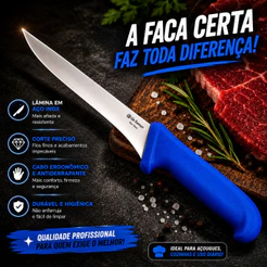 4/3/2/1 Facas de Desossa Açougue Profissional 6 Polegadas Frigoríficos Cabo Antibacteriano