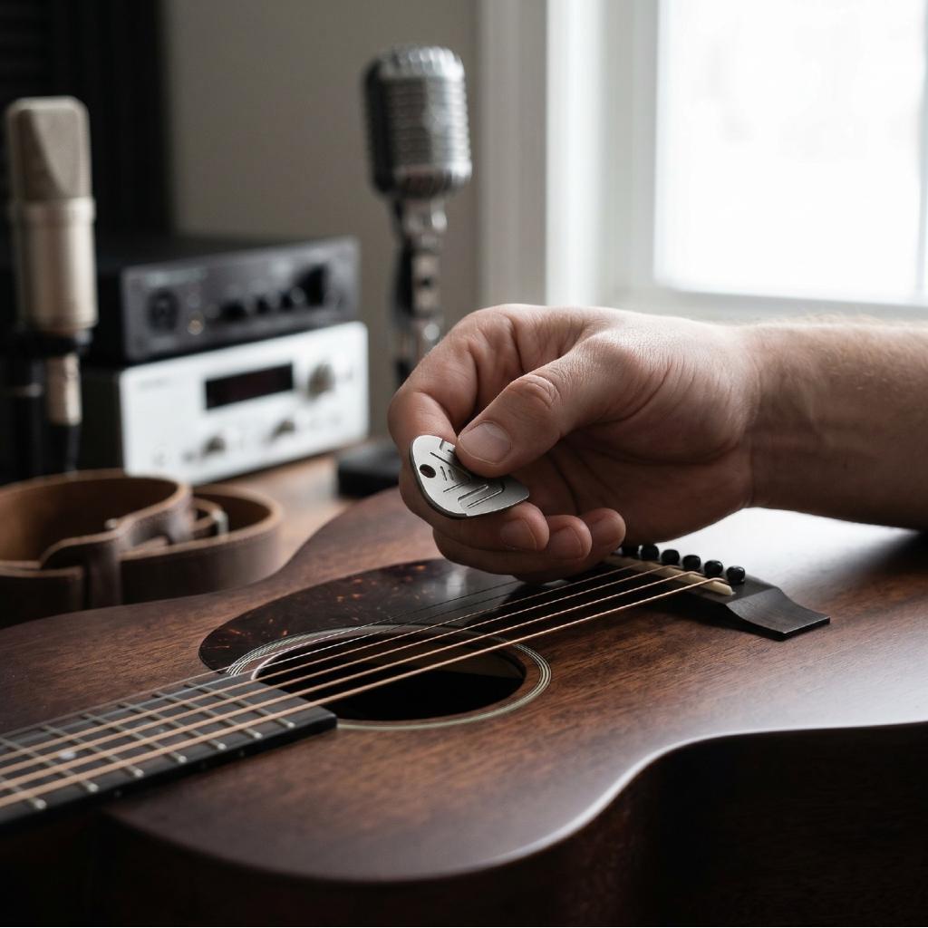 Colar de pouco peso da dureza alta de errosion da prova do suor da picareta da guitarra