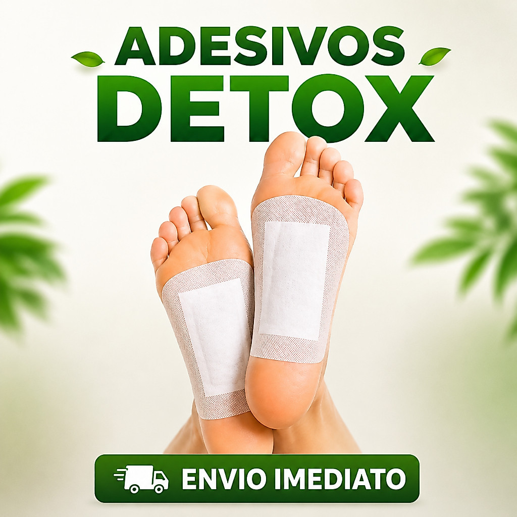 10 a 50 Almofada Detox Natural Para Pés Elimine Toxinas Enquanto Dorme.