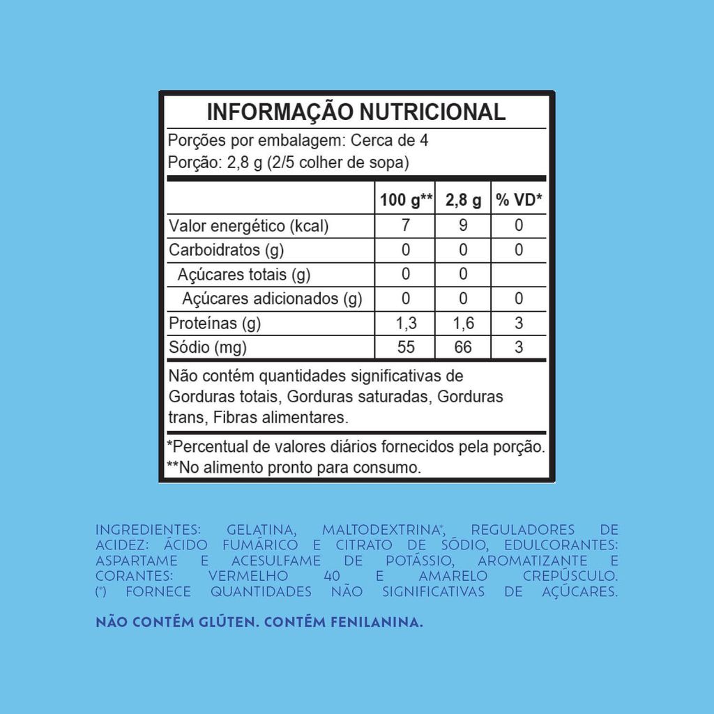 Royal Gelatina Em Pó Zero Açucar Morango 12g — imagem 2 de 2