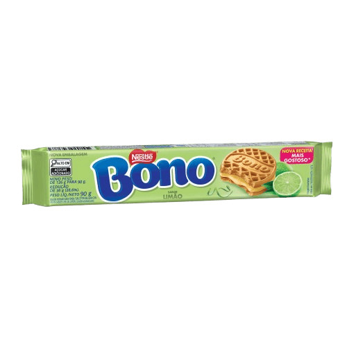 Bono Biscoito Recheado Limao 90g