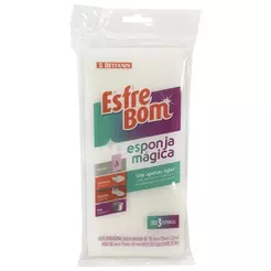 Esponja Mágica Bettanin Esfrebom 3 Peças - Bt4573