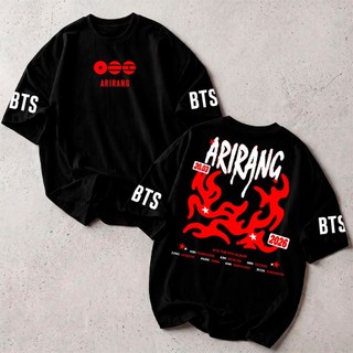 Camiseta Feminina Estampa BTS Nova Tour Arirang - Casual Confortável Streetwear - 100% Algodão Envio Rápido