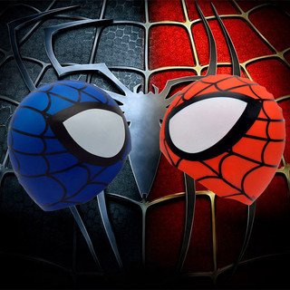 Touca de natação infantil Spiderman Silicone Cap Vermelho Azul Respirável À Prova D 'Água Cuidados com os Cabelos Proteç