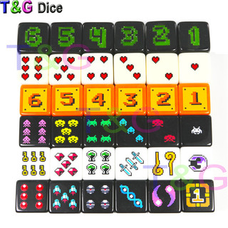 R RPG Número do indicador do jogo Adereços Adição Subtração Logotipo do padrão aritmético No. 18 Dados Rolha de Dados 6 