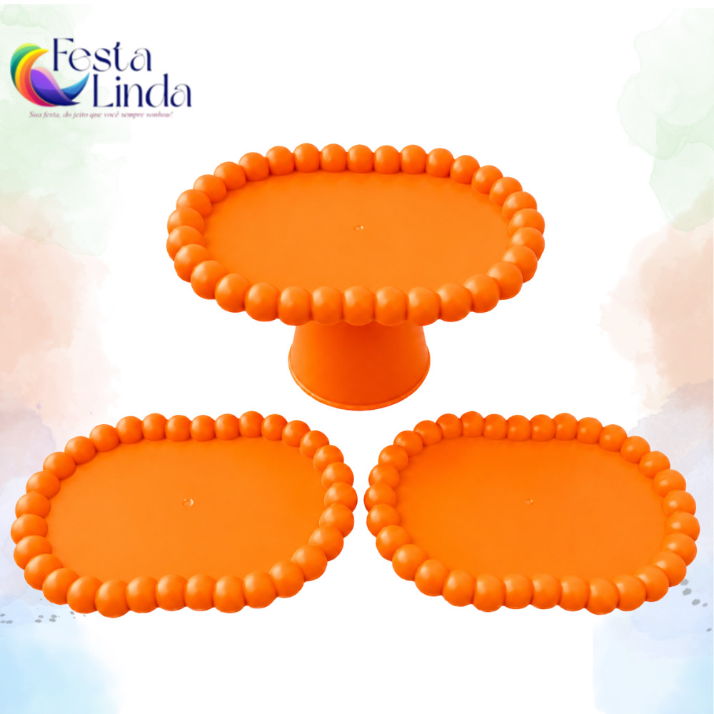 1 PORTA DOCE + 2 BANDEJA PETIT OVAL 21cm