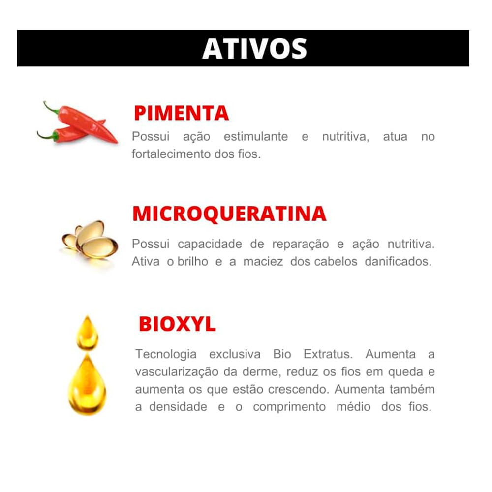 Máscara Capilar Bio Extratus Força Com Pimenta 1kg · foto 2